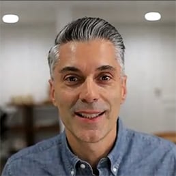 Man looking at camera